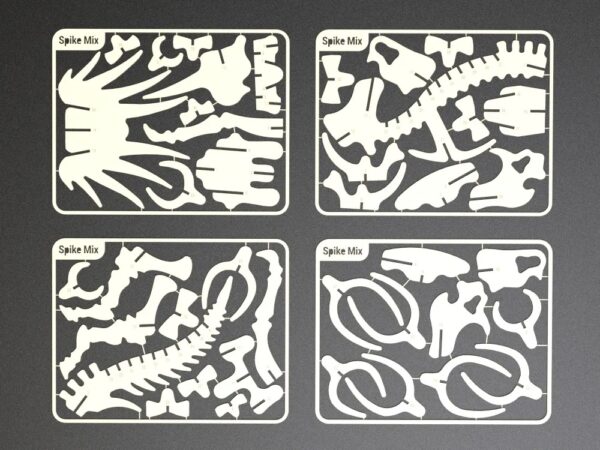 Styracosaurus 3D puzzle kit card - Image 4