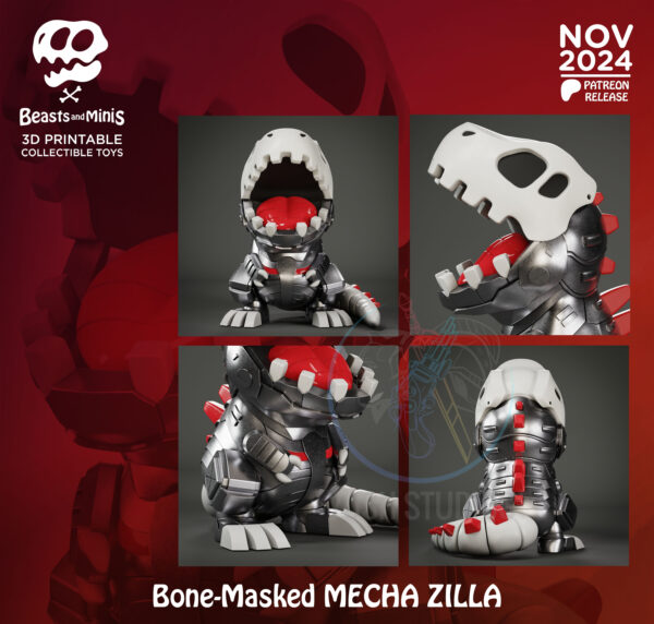 Bone-Masked Mecha Zilla - Image 2